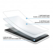 Eiger Tri Flex High Impact Film Screen Protector - качествено защитно покритие за дисплея на iPhone SE (2022), iPhone SE (2020), iPhone 8, iPhone 7 (един брой) 3