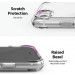 Ringke Fusion Crystal Case - хибриден удароустойчив кейс за iPhone SE (2022), iPhone SE (2020), iPhone 8, iPhone 7 (прозрачен) 2