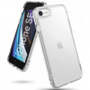 Ringke Fusion Crystal Case - хибриден удароустойчив кейс за iPhone SE (2022), iPhone SE (2020), iPhone 8, iPhone 7 (прозрачен)