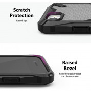 Ringke Fusion X Case - хибриден удароустойчив кейс за iPhone SE (2022), iPhone SE (2020), iPhone 8, iPhone 7 (черен-карбон) 2