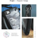 Ringke Fusion X Case - хибриден удароустойчив кейс за iPhone SE (2022), iPhone SE (2020), iPhone 8, iPhone 7 (черен-камуфлаж) 6