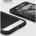 Ringke Fusion X Case - хибриден удароустойчив кейс за iPhone SE (2022), iPhone SE (2020), iPhone 8, iPhone 7 (черен-камуфлаж) 4