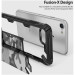 Ringke Fusion X Case - хибриден удароустойчив кейс за iPhone SE (2022), iPhone SE (2020), iPhone 8, iPhone 7 (черен-камуфлаж) 3
