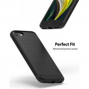 Ringke Onyx Case - силиконов (TPU) калъф за iPhone SE (2022), iPhone SE (2020), iPhone 8, iPhone 7 (черен) 3