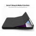 Ringke Smart Case - полиуретанов калъф с поставка и отделение за Apple Pencil 2 за iPad Pro 11 (2020) (черен) 5