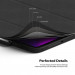 Ringke Smart Case - полиуретанов калъф с поставка и отделение за Apple Pencil 2 за iPad Pro 11 (2020) (черен) 7