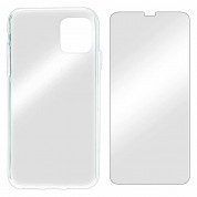 Displex Real Glass 10H Protector 2D with TPU Case for iPhone 11 Pro Max 2