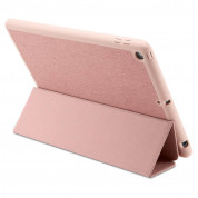 Spigen Urban Fit Case - текстилен кейс и поставка за iPad 7 (2019), iPad 8 (2020), iPad 9 (2021) (розово злато) 2
