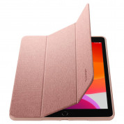 Spigen Urban Fit Case - текстилен кейс и поставка за iPad 7 (2019), iPad 8 (2020), iPad 9 (2021) (розово злато) 3