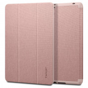 Spigen Urban Fit Case - текстилен кейс и поставка за iPad 7 (2019), iPad 8 (2020), iPad 9 (2021) (розово злато)
