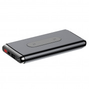 Baseus Qi Wireless Charger 15W Power Bank 10000mAh (WXHSD-D01) - външна батерия с USB и USB-C изходи и с технология за безжично зареждане (черен) 6