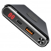 Baseus Qi Wireless Charger 15W Power Bank 10000mAh (WXHSD-D01) - външна батерия с USB и USB-C изходи и с технология за безжично зареждане (черен) 8