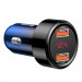 Baseus Dual USB QC 3.0 Car Charger 45W CCMLC20A-03 - зарядно за кола с два USB изхода и технология за бързо зареждане (син) 5