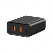 Baseus Dual USB-A & USB-C QC 3.0 Wall Charger 60W (CCFS-G01) (black) 2