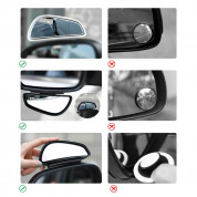 Baseus Additional Car Side Mirror Blind Spot - допълнителни огледала за страничните огледала на автомобил 9