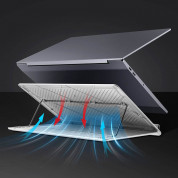 Baseus Foldable Laptop Stand (SUDD-2G) - преносима сгъваема поставка за MacBook и лаптопи (бял) 9
