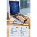 Baseus Foldable Laptop Stand (SUDD-GY) - преносима сгъваема поставка за MacBook и лаптопи (тъмносив) 11