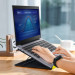 Baseus Foldable Laptop Stand (SUDD-GY) - преносима сгъваема поставка за MacBook и лаптопи (тъмносив) 7