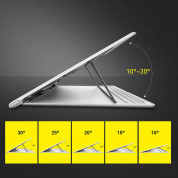 Baseus Foldable Laptop Stand (SUDD-GY) - преносима сгъваема поставка за MacBook и лаптопи (тъмносив) 9