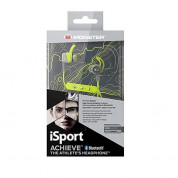 Monster iSport Achieve Wireless Bluetooth Earphones - безжични спортни блутут слушалки за мобилни устройства (зелен) 8