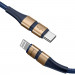 Baseus BMX Double-Deck USB-C to Lightning Cable PD 18W - MFI сертифициран USB-C към Lightning кабел за Apple устройства с Lightning порт (120 см) (син) 3