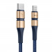 Baseus BMX Double-Deck USB-C to Lightning Cable PD 18W - MFI сертифициран USB-C към Lightning кабел за Apple устройства с Lightning порт (120 см) (син) 5