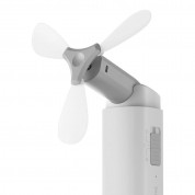 Baseus Square Portable Folding Fan - сгъваем мини вентилатор с външна батерия (бял) 1