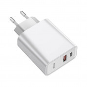Baseus Dual USB & USB-C Wall Charger 30W with USB-C to USB-C Cable (TZCAFS-A029) (white) 5