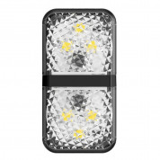 Baseus Door Open Warning Light (CRFZD-01) - предупредителни LED светлини за вратите на автомобили (2 броя) (черен)
