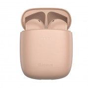 Baseus Encok W04 Pro TWS In-Ear Bluetooth Earphones - безжични блутут слушалки с безжичен зареждащ кейс за мобилни устройства (розов) 1