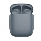 Baseus Encok W04 Pro TWS In-Ear Bluetooth Earphones - безжични блутут слушалки с безжичен зареждащ кейс за мобилни устройства (сив) 1