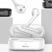 Baseus Encok W07 TWS In-Ear Bluetooth Earphones - безжични блутут слушалки със зареждащ кейс за мобилни устройства (бял) 8