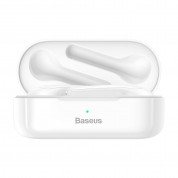 Baseus Encok W07 TWS In-Ear Bluetooth Earphones - безжични блутут слушалки със зареждащ кейс за мобилни устройства (бял)