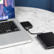 Baseus Fully Folded Portable USB-A Hub (CAHUB-CW01) - 4-портов USB-A хъб за компютри и лаптопи (черен) 9