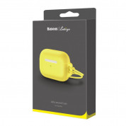 Baseus Lets Go Jelly Lanyard Case - силиконов калъф с връзка за Apple Airpods Pro (жълт) 6