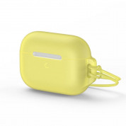 Baseus Lets Go Jelly Lanyard Case - силиконов калъф с връзка за Apple Airpods Pro (жълт) 1