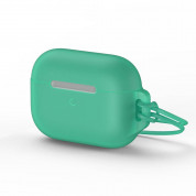 Baseus Lets Go Jelly Lanyard Case - силиконов калъф с връзка за Apple Airpods Pro (зелен) 1