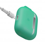 Baseus Lets Go Jelly Lanyard Case - силиконов калъф с връзка за Apple Airpods Pro (зелен) 3
