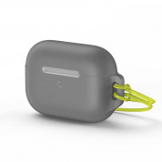 Baseus Lets Go Jelly Lanyard Case - силиконов калъф с връзка за Apple Airpods Pro (сив) 2