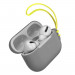 Baseus Lets Go Jelly Lanyard Case - силиконов калъф с връзка за Apple Airpods Pro (сив) 1