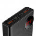 Baseus Mulight Power Bank with Digital Display Quick Charge 45W (PPMY-A01) - външна батерия 20000 mAh с 2xUSB-A и USB-C изходи за зареждане на смартфони и таблети (черен) 2