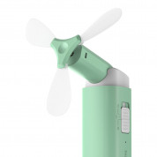Baseus Square Portable Folding Fan - сгъваем мини вентилатор с външна батерия (зелен) 1