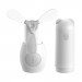 Baseus Tricolor Bear Portable Folding Fan - сгъваем мини вентилатор с външна батерия (бял) 3