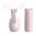 Baseus Tricolor Bear Portable Folding Fan - сгъваем мини вентилатор с външна батерия (розов) 3