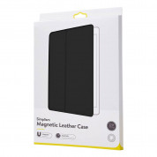 Baseus Simplism Magnetic Leather Case - магнитен полиуретанов калъф с поставка за iPad Pro 11 (2020), iPad Pro 11 M1 (2021) (черен) 15