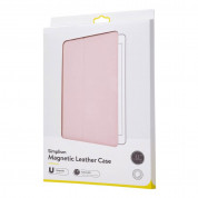 Baseus Simplism Magnetic Leather Case - магнитен полиуретанов калъф с поставка за iPad Pro 11 (2020) (розов) 15
