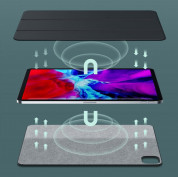 Baseus Simplism Magnetic Leather Case - магнитен полиуретанов калъф с поставка за iPad Pro 11 (2020) (розов) 9