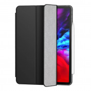 Baseus Simplism Magnetic Leather Case - магнитен полиуретанов калъф с поставка за iPad Pro 12.9 (2020) (черен) 4
