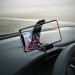 Baseus Mouth Car Holder Dashboard Clamp (SUDZ-01) - поставка за таблото на кола за смартфони с дисплеи от 3.5 до 7 инча (черен) 14