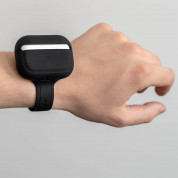4smarts Silicone Case with Wrist Strap - силиконов калъф с каишка за ръка за Apple AirPods Pro (черен) 1